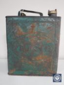 A vintage Esso oil can