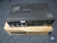 A Technics SU-V45A VC4 Class AA amplifier.