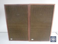 A pair of Danish rosewood cased speakers