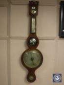 A 19th century mahogany barometer