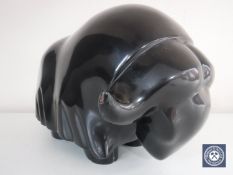 A marble figure of a Buffalo