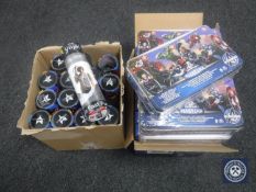 Two boxes of Spin Challenger play sets,