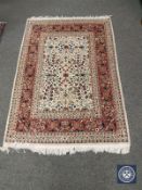 A Persian Kashan rug,