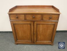 A Victorian mahogany serving cabinet,