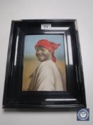 A 20th century watercolour portrait study by Roy Heeley