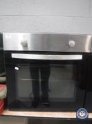 A stainless steel Lamona integrated electric oven