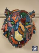 A contemporary sculpture entitled 