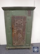 A nineteenth century oak painted cabinet