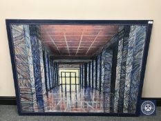 Donald James White : Sala Kongresowa Warsana, oil on canvas, signed verso and dated '07,