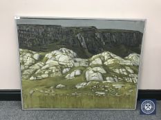 Donald James White : Ben Sheildaig, oil on canvas, signed, dated '78, 77 cm x 99 cm, framed.