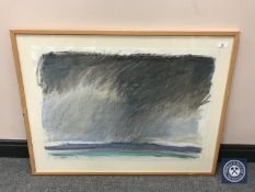 Donald James White : Mallaig, watercolour, signed with initials, dated 11/4/90, 57 cm x 81 cm,