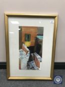 Donald James White : Creek Island (Hydra), watercolour, signed verso and dated Sept '66,