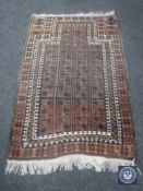 A Balouch prayer rug, Afghanistan,