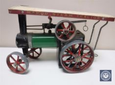A Mamod steam tractor