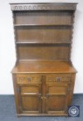 An oak dresser