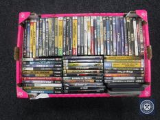 A crate containing a large quantity of computer games, flight simulation programmes, etc.