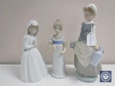 A Lladro figure of a water carrier,