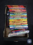 A box of late 20th century children's annuals,