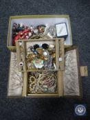 A collection of costume jewellery.