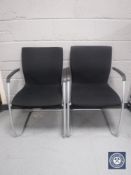 A set of fifteen Connection office armchairs