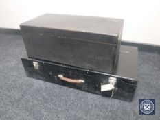 Two 20th century joiner's tool boxes
