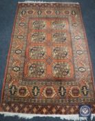 An Afghan Bokhara rug,