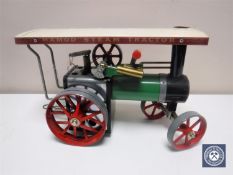A Mamod steam tractor