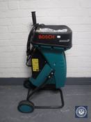 A Bosch 2000HP garden chipper shredder