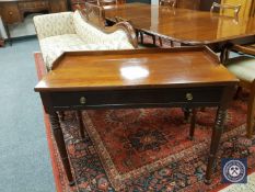 A Victorian mahogany side table,