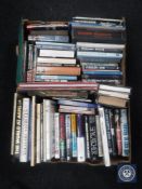 Two boxes of books - War