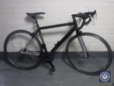 A Giant Compact aluminium frame fixed wheel (fixie) road bike,