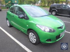 A Mazda DE version 2 TS three door hatchback, registration ND59 RVT, first registered 13.01.