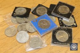 Approximately twenty modern issue Crowns.