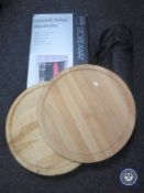 A boxed hanging wardrobe,