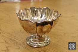 An Edwardian silver bowl,