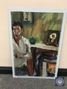 Donald James White : 1907 Argyle Street, acrylic and pastel on board, 51 cm x 76 cm.