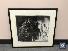 Donald James White : Staca Ma Berie II, monoprint, 62 cm x 53 cm, framed.