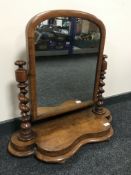 A Victorian mahogany swing dressing table mirror,
