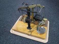 Two sets of chemist scales