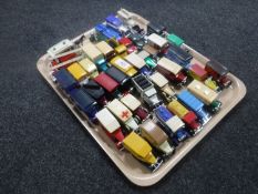 A tray containing a quantity of unboxed die cast vehicles, Days Gone,