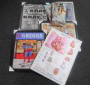 Eight mid 20th century prints together with four medical pictures and three other framed prints