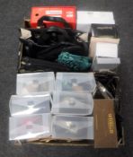 Two boxes containing twelve pairs of lady's shoes, size 7 and 8 , including Jacques Vert,