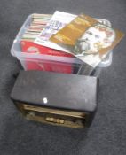 A box containing a quantity of LP's, classical etc,
