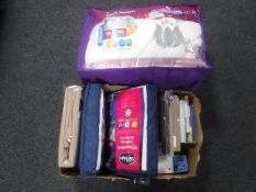 A box containing new bedding