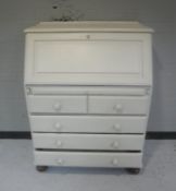A painted Ducal pine bureau