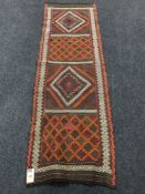 A Suzni kelim runner 220 cm x 72 cm
