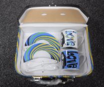 Fifty-four Paul Cardew Peace and Love espresso gift sets,