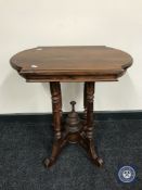 A reproduction Victorian style occasional table