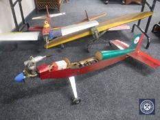 Three part remote control gliders (no hand sets)