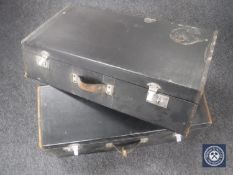 Two vintage travel cases